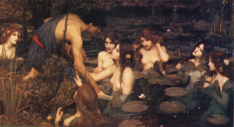 John William Waterhouse Hylas and the Water Nymphs